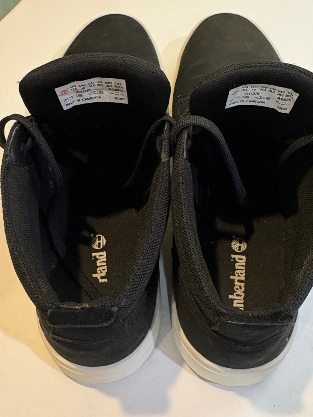 Timberland Black Chukka Sneakers Men’s 10.5 Streetwear Casual Minimalist Shoes - Picture 5 of 10